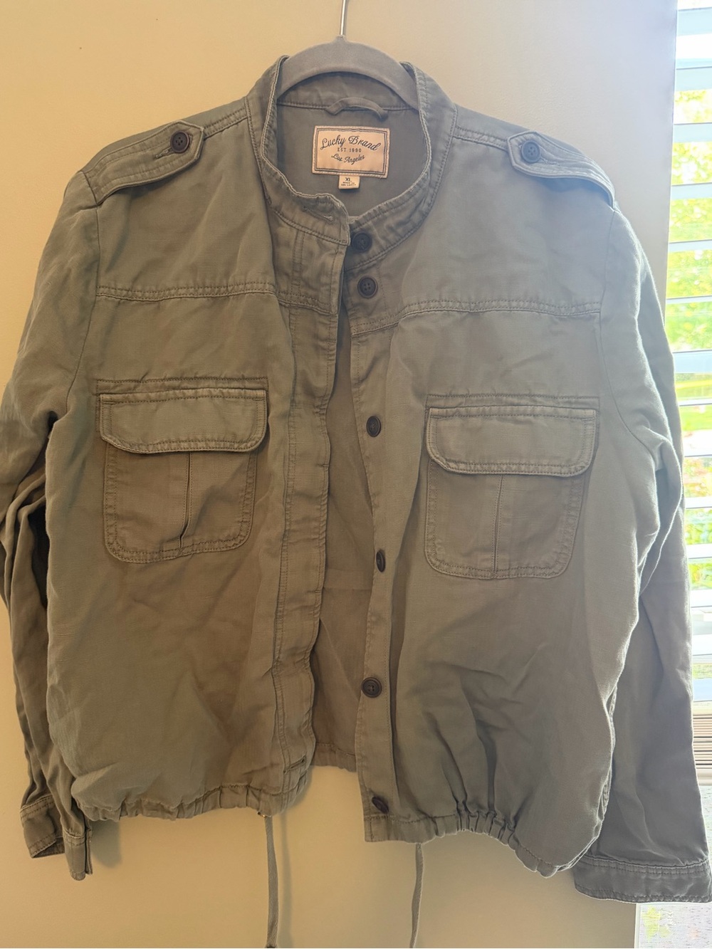 Lucky Brand Olive Green Utility Jacket